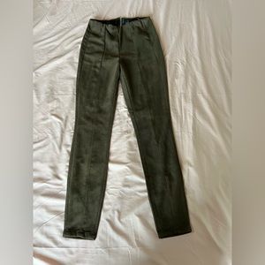 Dark olive/brown felt pants